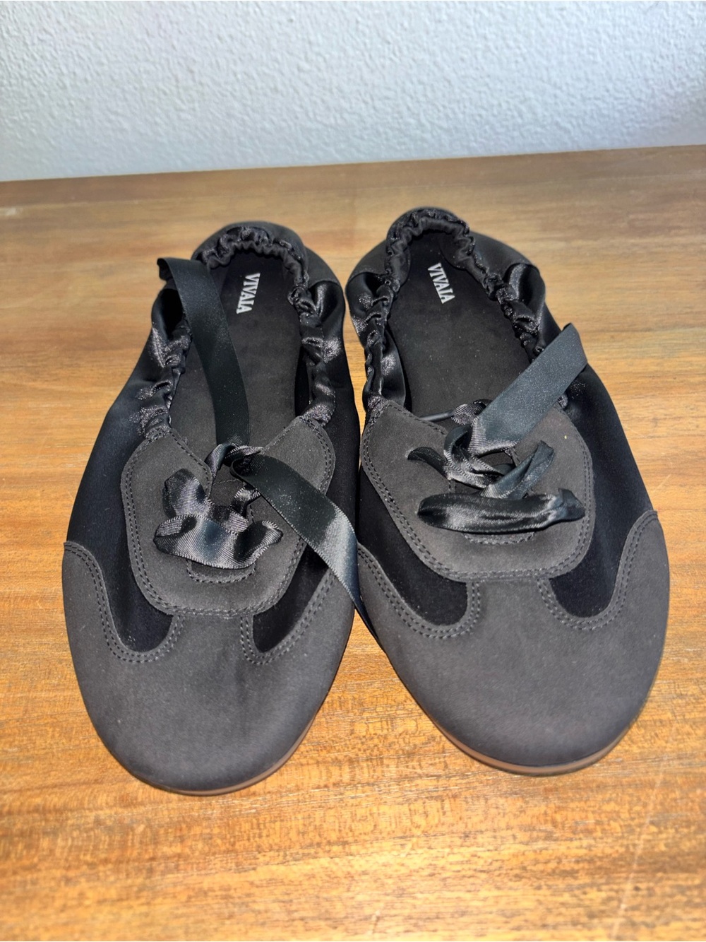 Vivaia Round-Toe Satin Sneakerina (Yanka) NWOT - Picture 2 of 6